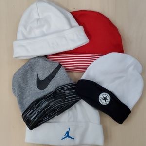 5 for $28 variety baby hats
